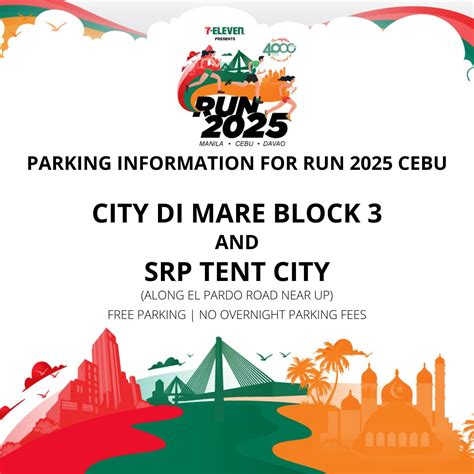 Dagan Sugbu - 📢 VICINITY MAP AND PARKING 🏃🏽‍♂️ 7-Eleven Run 2025 📆