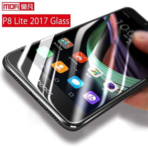 Huawei P8 Lite 2017 Glass Tempered Screen Protector 25d Mofi Ultra Thin 9h Full Screen