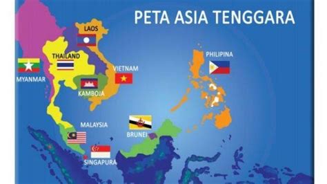 Jawaban Perhatikan Peta Asia Tenggara Identifikasilah Negara Negara