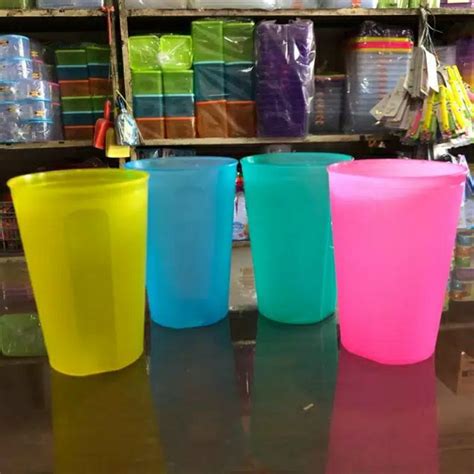 Jual 12 PCS GELAS KH GELAS PLASTIK WARNA Shopee Indonesia