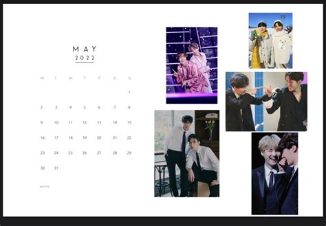 BTS CALENDAR 2022 digital BTS Printable Calendar - Etsy