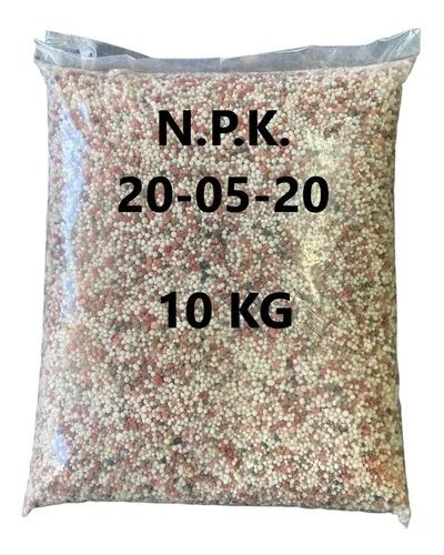 Adubo Fertilizante Npk 20 5 20 P Plantas Vasos Flores 10kg