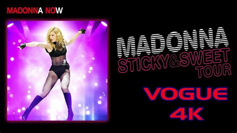 Madonna Vogue Sticky And Sweet Tour 4k Teaster Youtube