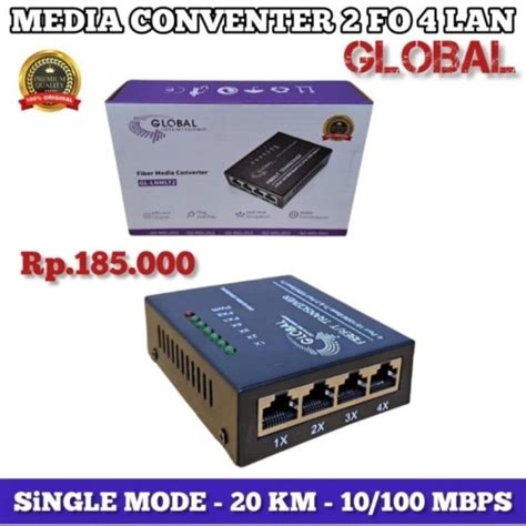 Jual MEDIA CONVERTER GLOBAL | Shopee Indonesia