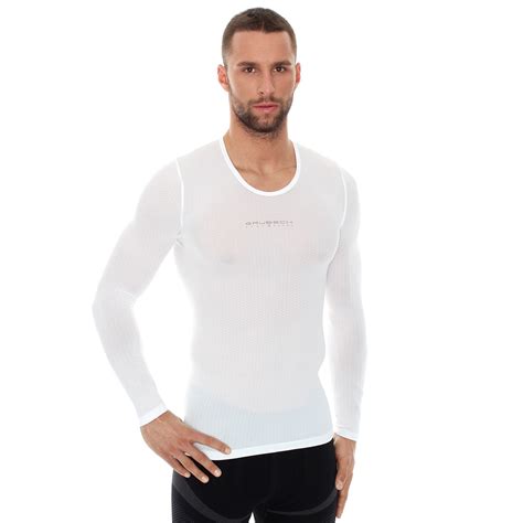 Koszulka termoaktywna Brubeck base layer Termoaktywna UNISEX biały