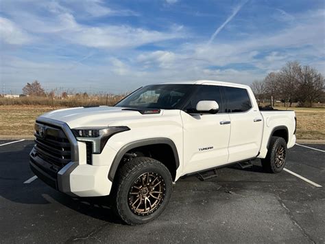 Toyota Tundra Rd Gen White Fuel Off Road Rebel D Wheel Front