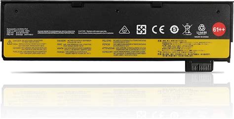 TIIANTE 72Wh 61 Laptop Battery For Lenovo ThinkPad T470 T480 T570