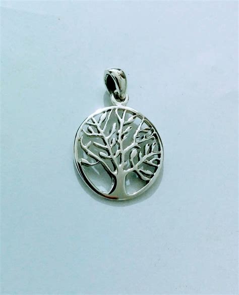 Tree Of Life Necklace Silver Round Pendant Israel Jewelry Judaica · Jewish Jewelry · Online