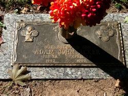 Adam John Acker M Morial Find A Grave