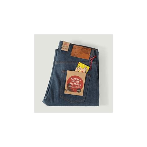 NAKED FAMOUS EasyGuy Natural Indigo Selvedge