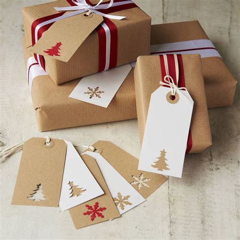 Set Of Eight Christmas Gift Tags By Wrabbit Notonthehighstreet