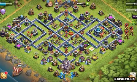 Town Hall 13 Th13 Trophywar Base V423 Anti Yeti3 Star With Link