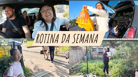 VLOG ROTINA DA SEMANA Fizemos compras Levei as Crianças na escola e