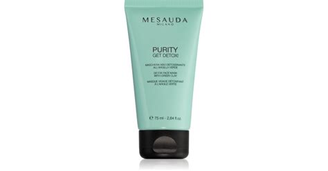 Mesauda Milano Purity Get Detox Masque D Toxifiant Pour Peaux Grasses