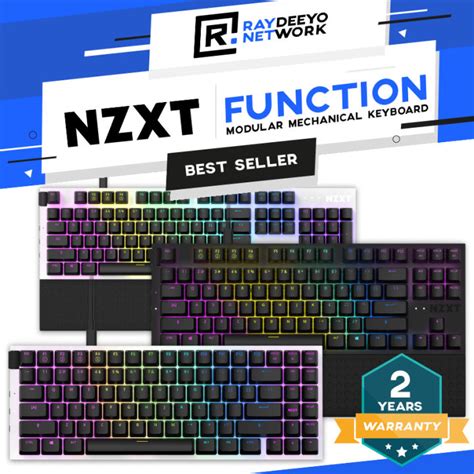 Nzxt Function Modular Rgb Mechanical Keyboard Full Size Tenkeyless Tkl