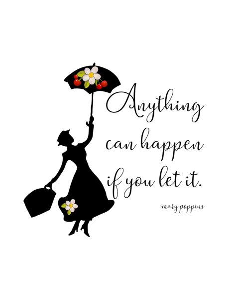 Mary Poppins Print Mary Poppins Quotes Mary Poppins Wall Etsy