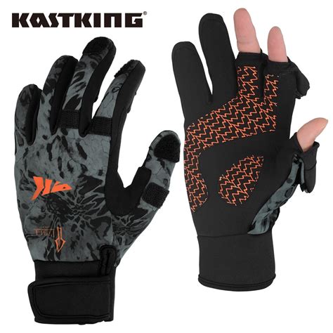 KastKing Gants pour la Montagne en Néoprène avec Paume Doublée Matière