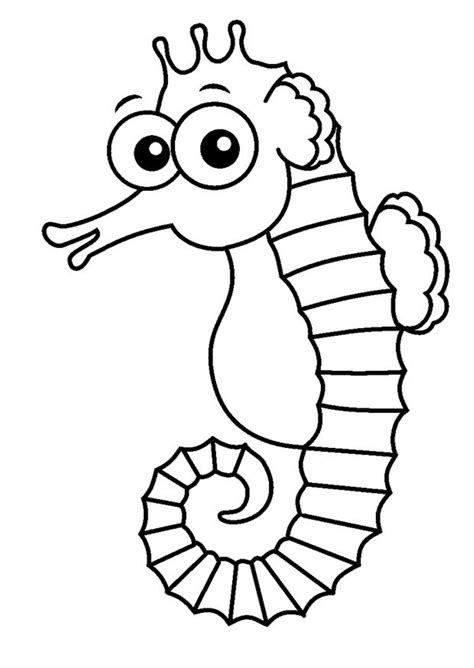 Seahorse Coloring Pages To Print At Getdrawings Free Download