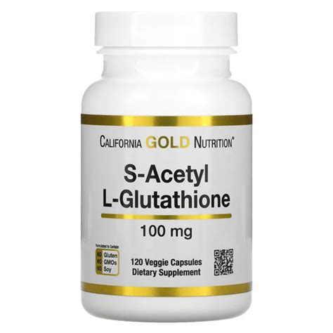 Ацетил глутатион 100 мг 120 капс. California Gold Nutrition