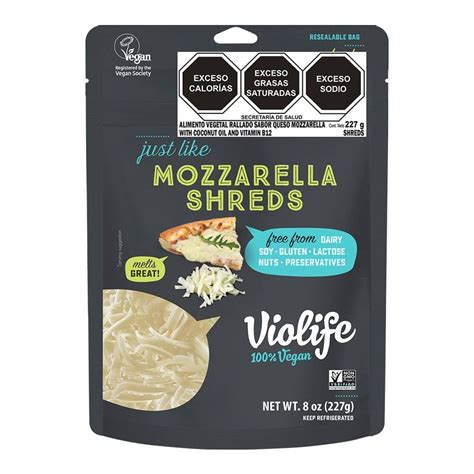 Alimento Vegetal Violife Rallado Sabor Queso Mozzarella G Walmart