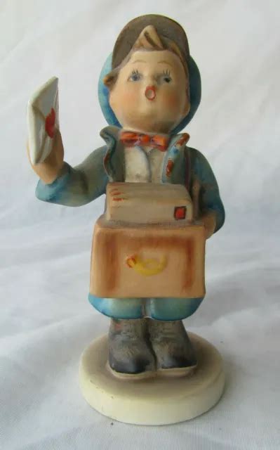 M I HUMMEL Goebel Figurine Boy POSTMAN 119 5 TMK 3 1960 1972 Full