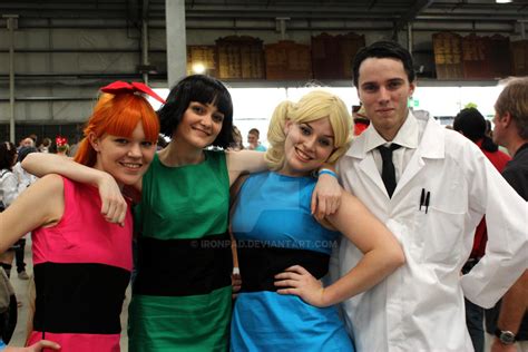 Powerpuff Girls and Professor by ironPaD on DeviantArt