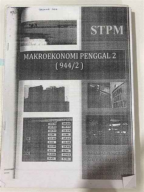 Makroekonomi Stpm Sem Hobbies Toys Books Magazines Textbooks