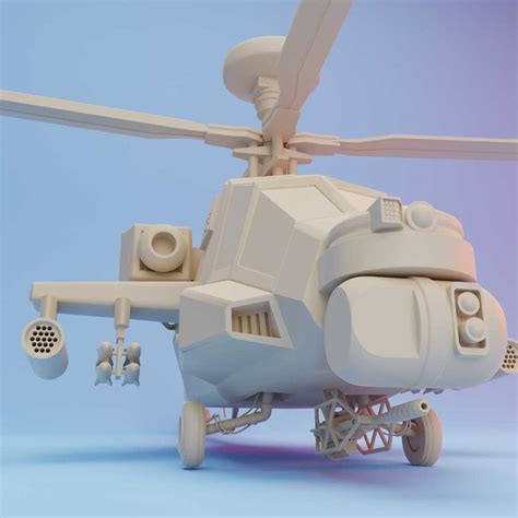 Apache Helicopter V1 by Grayfaux | Download free STL model | Printables.com