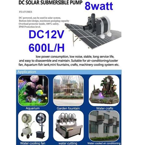 Jual Solar Mini Submersible Water Pump U Air Cooler V Dc Pompa Air