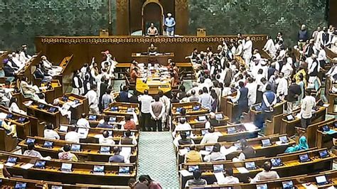 Parliament Winter Session Both Houses Adjourned For 3rd Straight Day