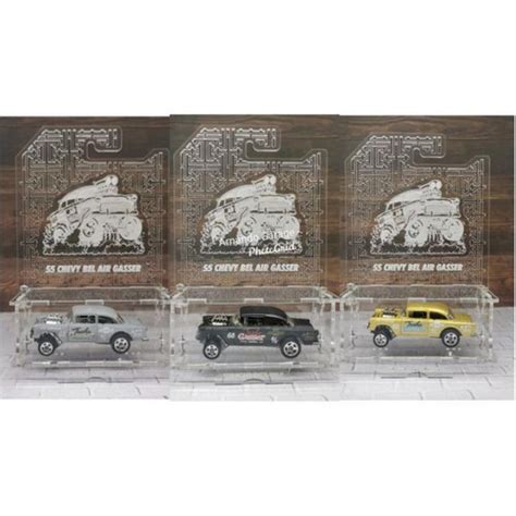 Jual Hot Wheels Chevy Bel Air Gasser Tuske Loose With Acrylic Display Full Set Gold Kota