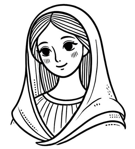 Desenho De Maria Mae De Jesus - Desenhos de Imagem de Maria Mãe de Jesus para Colorir e Imprimir ...