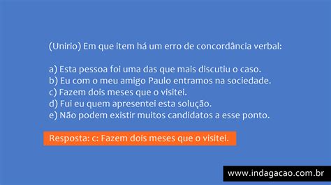 Erro De Concordância Verbal - 9