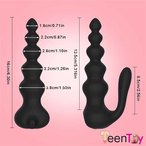 Silicone Vibrating Anal Beads With Wireless Remote PM 006 Teentoy
