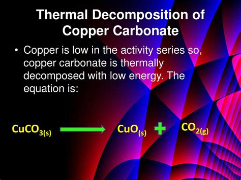 PPT - Thermal Decomposition Reactions PowerPoint Presentation, free download - ID:2858272