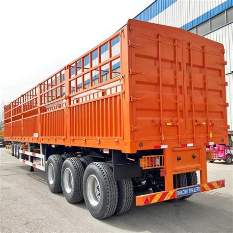 Bhachu 3 Axle 60 Ton Fence Semi Trailer For Sale In Tanzania