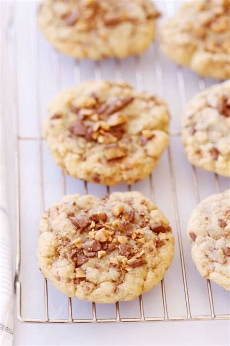 Heath Toffee Cookies Recipe - The Carefree Kitchen