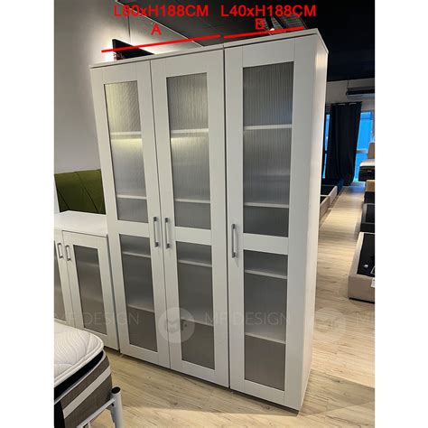 Mf Design Kylan Almari Dapur Bertutup Storage Cabinet Kabinet Pinggan