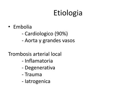 Isquemia Aguda Arterial Periferica PPT