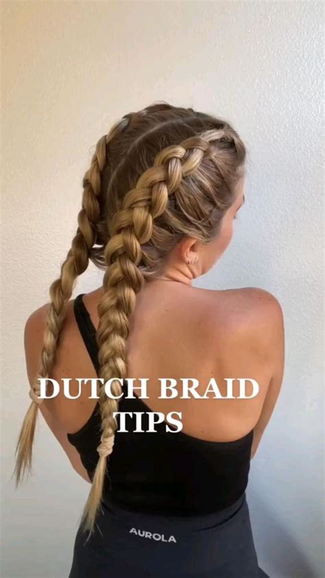 Simple Hairstyle Easy Dutch Braid Hack Follow More Hair