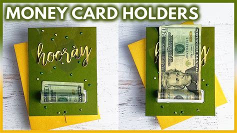 DIY Money Holder Greeting Cards Creative Ways To Include Cash Gifts