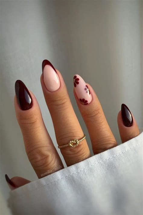 These 30 Burgundy Fall And Winter Nails Are Trending All Over In 2025