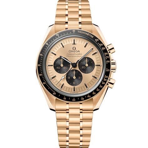 Moonwatch Professional Speedmaster Moonshine™ Gold Chronograph Watch