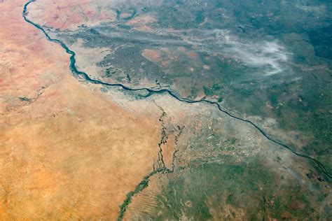 Mappa Africa Fiume Nilo Bianco Mappa Del Nilo Immagini Vettoriali