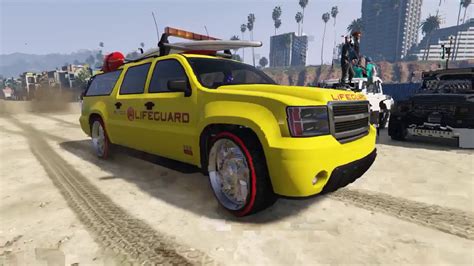 Gta V Beach Car Meet Youtube