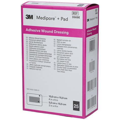 3M Medipore Pad Steriler Wundverband Mit Wundauflage 10 X 15 Cm 25