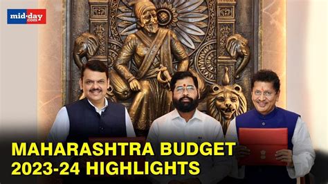 Maharashtra Budget 2023-34: Watch The Highlights