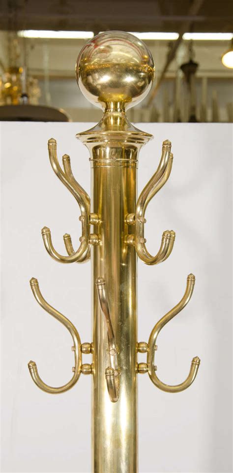 A Victorian Solid Brass Coat Rack At Stdibs