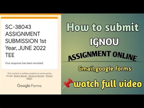 How To Submit Ignou Assignment Online Learn Online Ignou Assignment