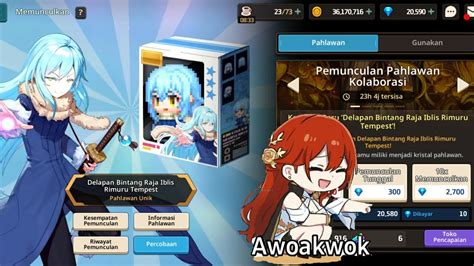 Apakah Ini Hokky Speedrun Diamond Gacha Rimuru Tempest